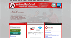 Desktop Screenshot of mhs.maricopausd.org