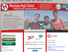 Tablet Screenshot of mhs.maricopausd.org