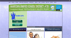 Desktop Screenshot of maricopausd.org