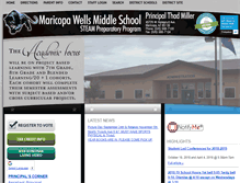 Tablet Screenshot of mwms.maricopausd.org